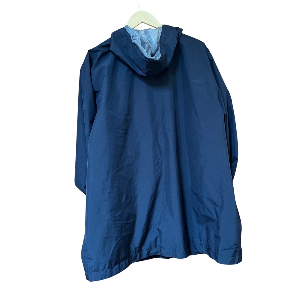 Land's End Goretex Black Hooded Rain Jacket Coat Womens Size XL - Picture 6 of 13